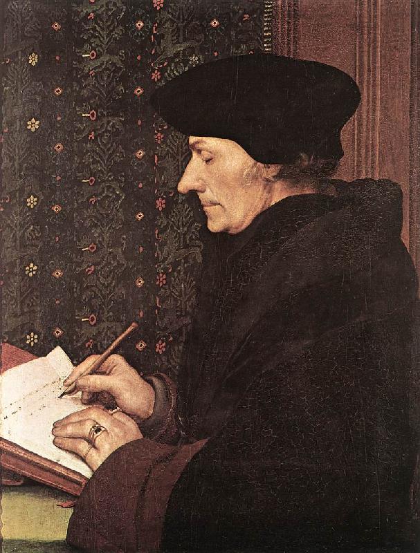 HOLBEIN, Hans the Younger Erasmus f Germany oil painting art